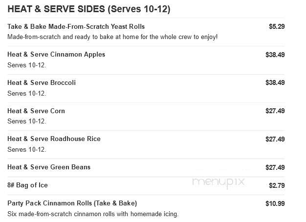 Logan's Roadhouse - Lake Charles, LA menu_pic