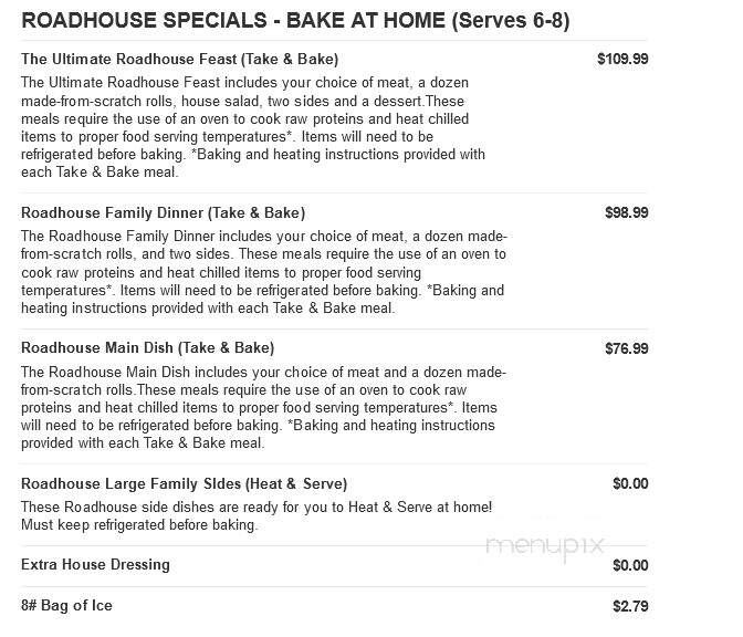 Logan's Roadhouse - Lake Charles, LA menu_pic