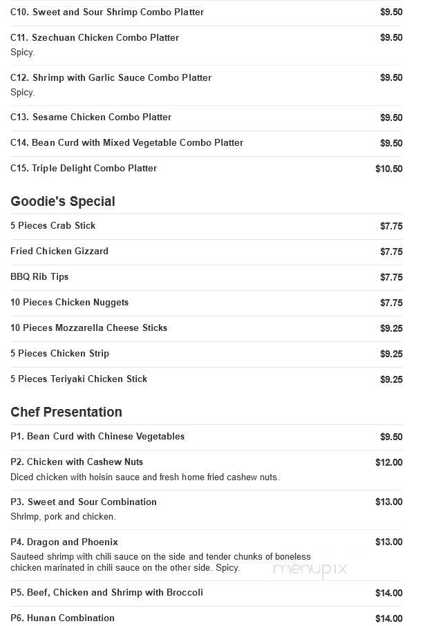 Goodies Restaurant & Carryout - Waldorf, MD menu_pic