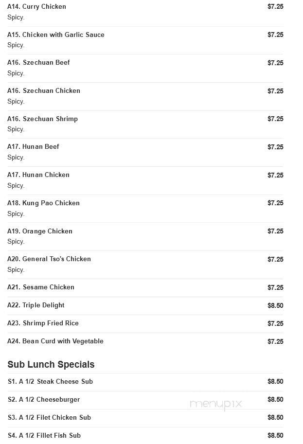 Goodies Restaurant & Carryout - Waldorf, MD menu_pic