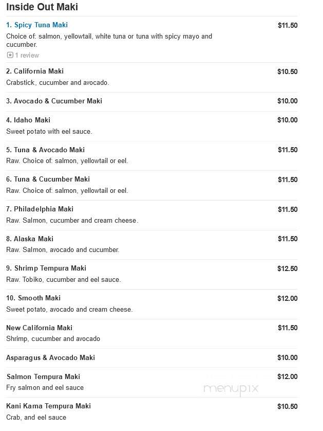 Dah Mee - Natick, MA menu_pic