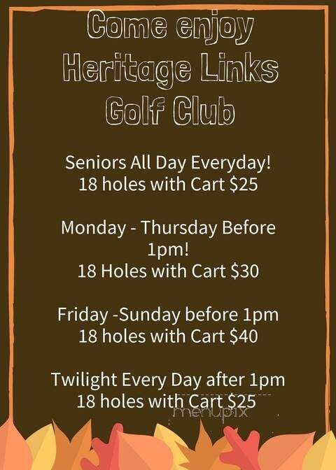 Heritage Links Golf Club - Lakeville, MN