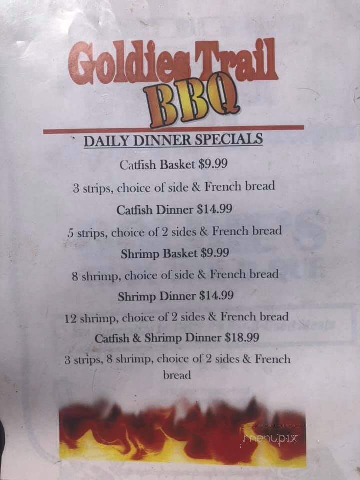Goldie's Trail Bar-B-Que - Vicksburg, MS menu_pic