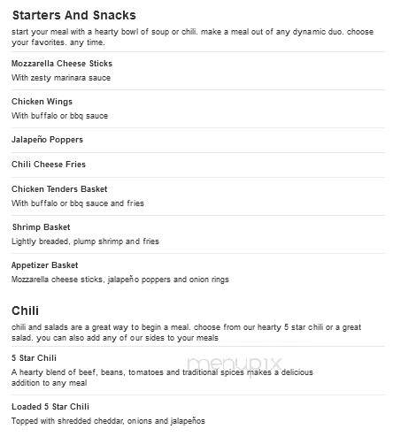 Huddle House - Amory, MS menu_pic