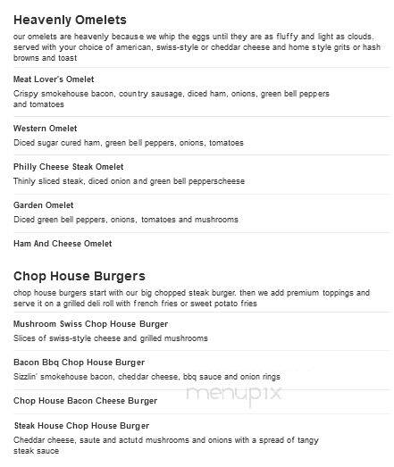 Huddle House - Amory, MS menu_pic