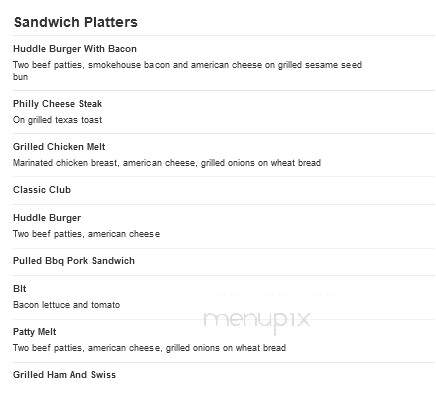 Huddle House - Amory, MS menu_pic