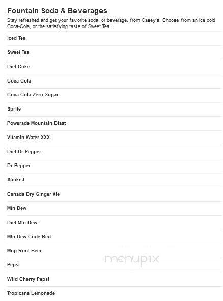 Caseys Carry Out Pizza - Crystal City, MO menu_pic