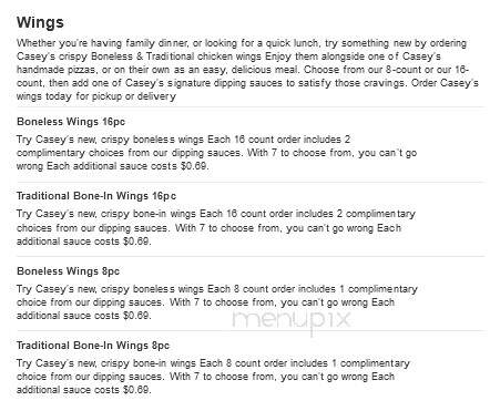 Caseys Carry Out Pizza - Crystal City, MO menu_pic