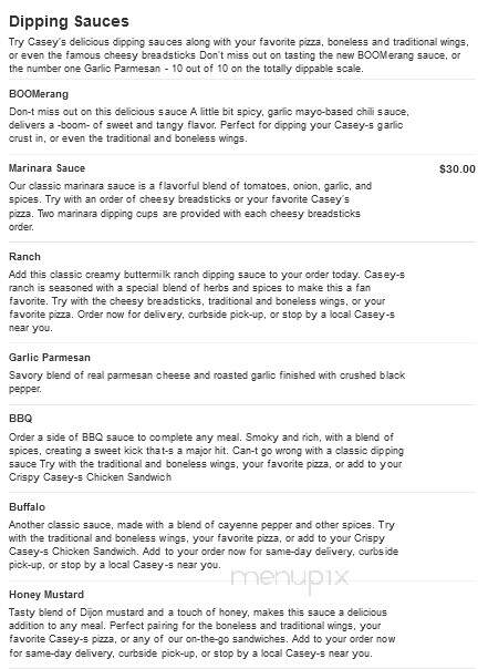 Casey's General Store - Billings, MO menu_pic