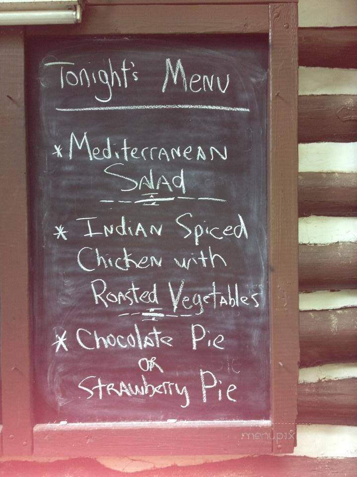 Wilderness Lodge - Lesterville, MO menu_pic