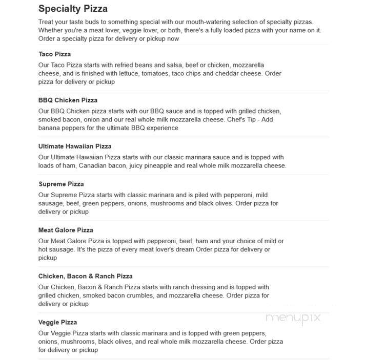 Casey's General Store - York, NE menu_pic