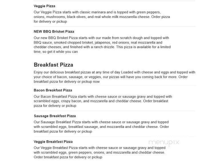 Casey's General Store - York, NE menu_pic