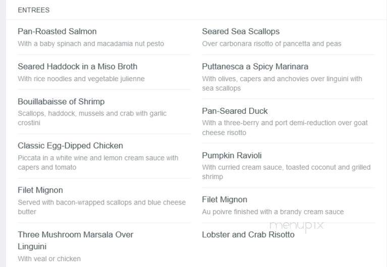 Mise En Place - Wolfeboro, NH menu_pic