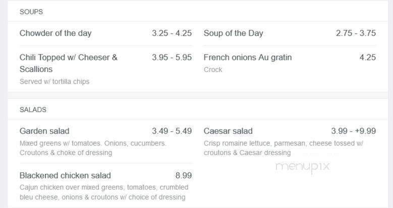 Weare Towne Grille - Weare, NH menu_pic
