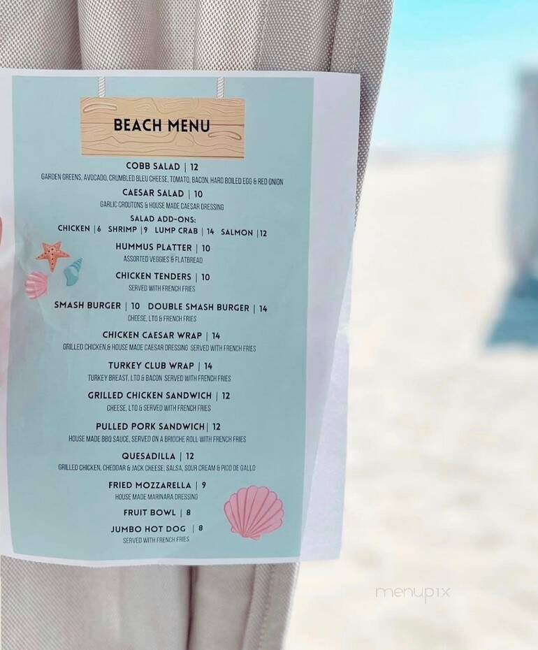 Grand Hotel Of Cape May - Cape May, NJ menu_pic