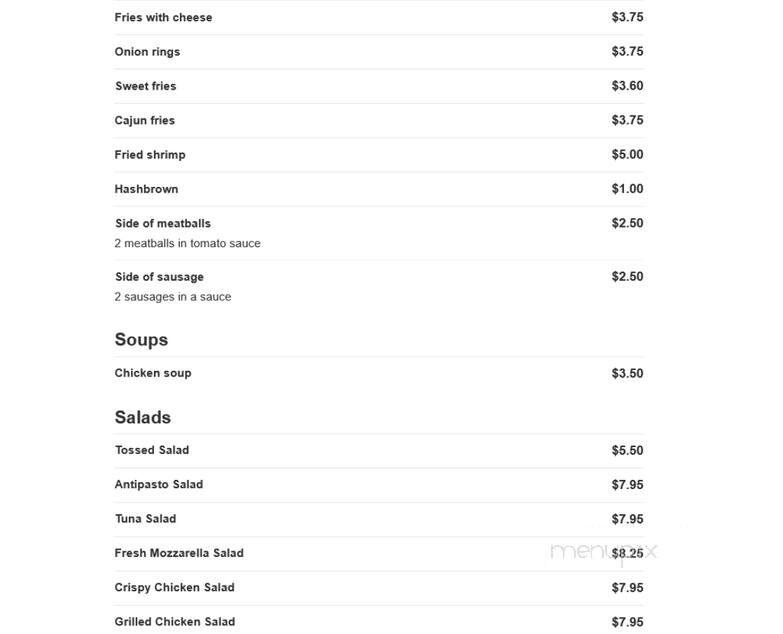 Burger Stop - Secaucus, NJ menu_pic
