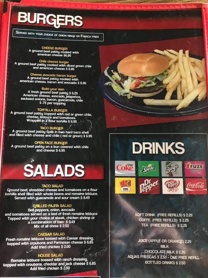 Taco Sal Restaurant - Albuquerque, NM menu_pic