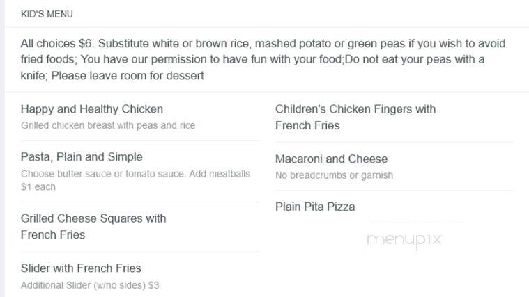 Umami Cafe - Croton On Hudson, NY menu_pic