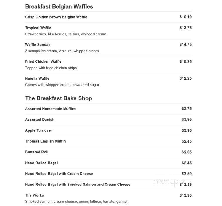 Van Dam Diner - Long Island City, NY menu_pic
