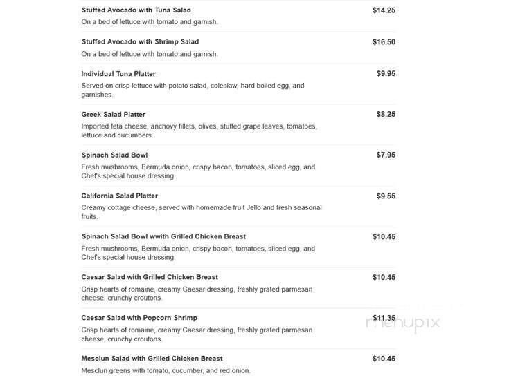 Van Dam Diner - Long Island City, NY menu_pic