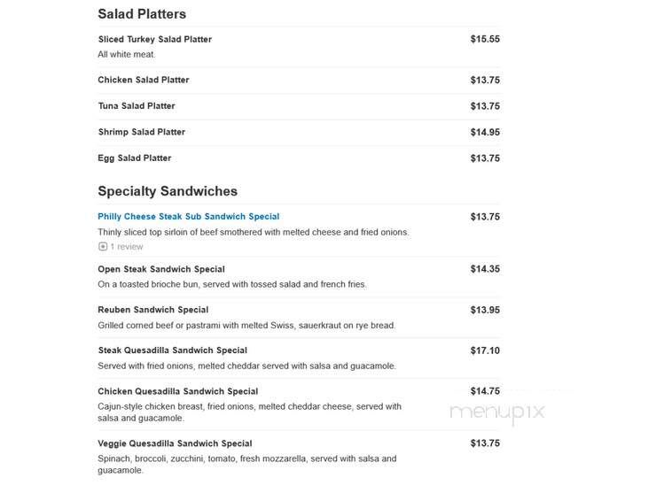 Van Dam Diner - Long Island City, NY menu_pic