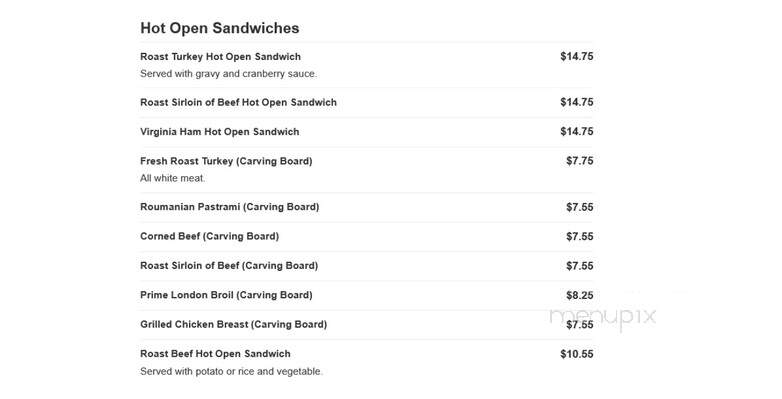 Van Dam Diner - Long Island City, NY menu_pic