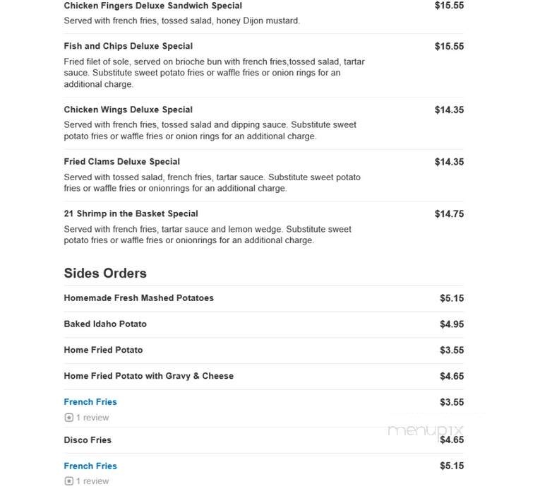 Van Dam Diner - Long Island City, NY menu_pic