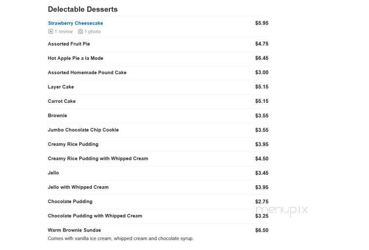 Van Dam Diner - Long Island City, NY menu_pic