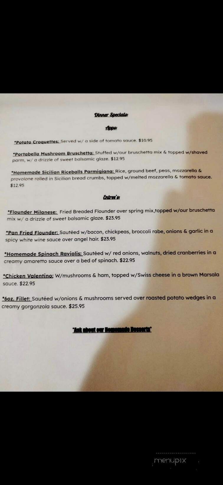 Alcamo Pizzeria & Restaurant - Richlandtown, PA menu_pic
