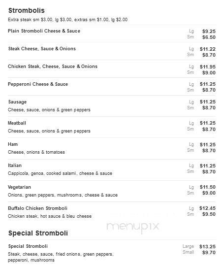 Premier Pizza - Hatboro, PA menu_pic
