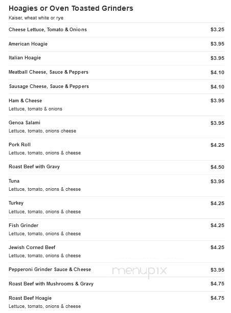 Premier Pizza - Hatboro, PA menu_pic