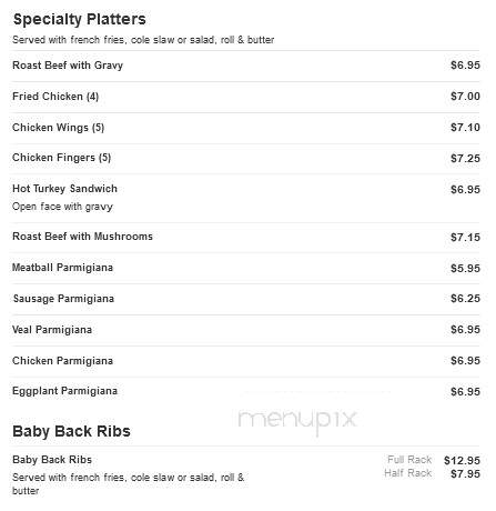 Premier Pizza - Hatboro, PA menu_pic