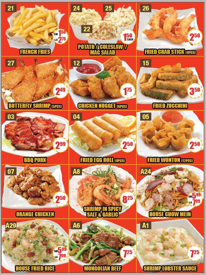 O K Chinese Restaurant - Los Angeles, CA menu_pic