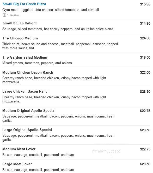 Apollo Pizza - Derby, CT menu_pic