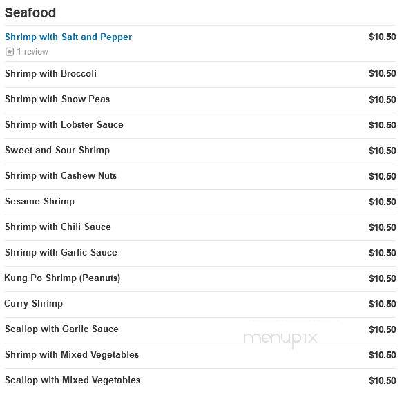 Ocean Palace - Brooklyn, CT menu_pic