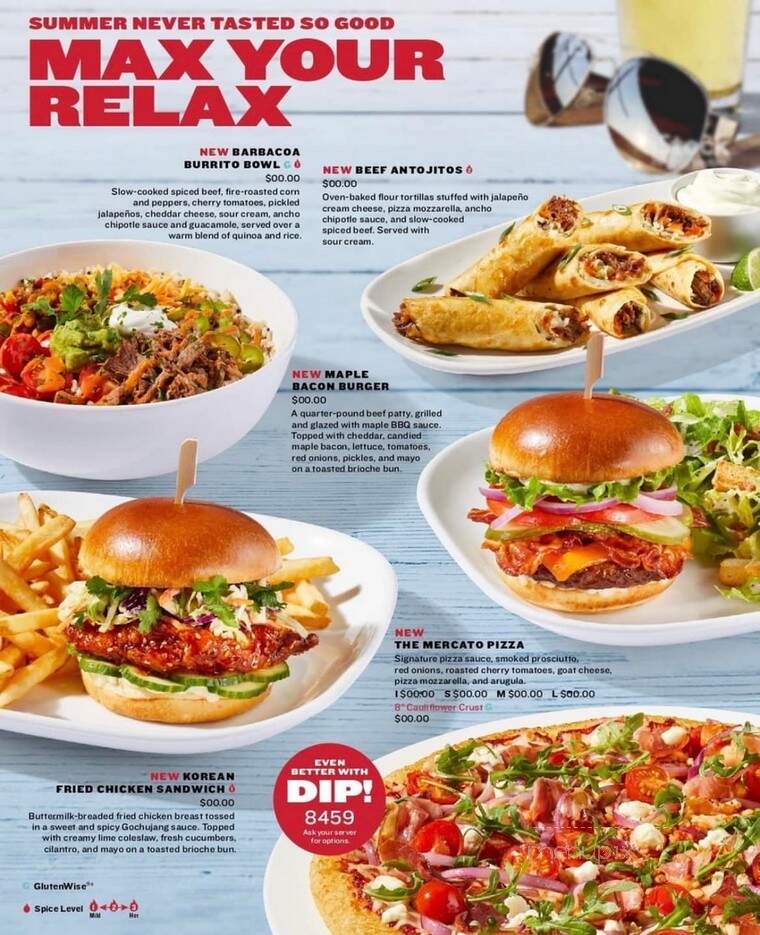 Boston Pizza - Alliston, ON menu_pic