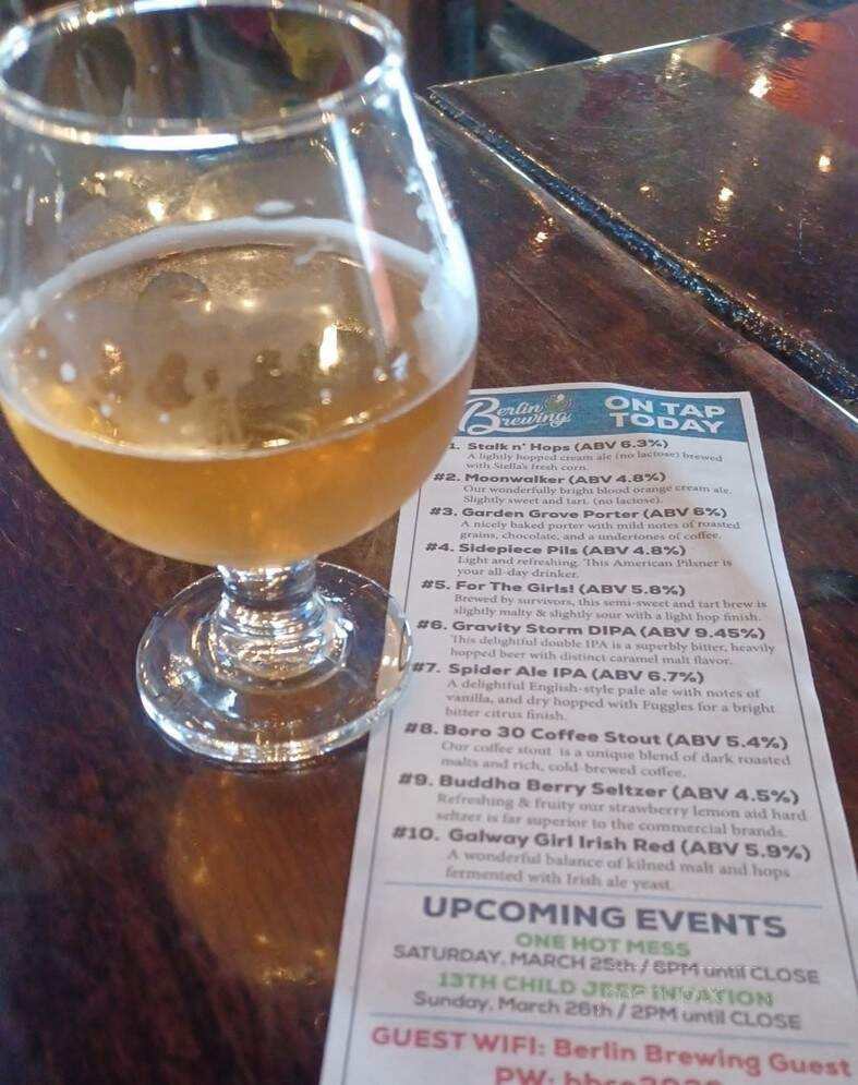 Berlin Brewing Co. - Berlin, NJ menu_pic
