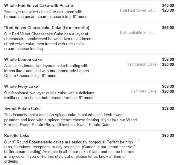 Grandma's Desserts Etc - Memphis, TN