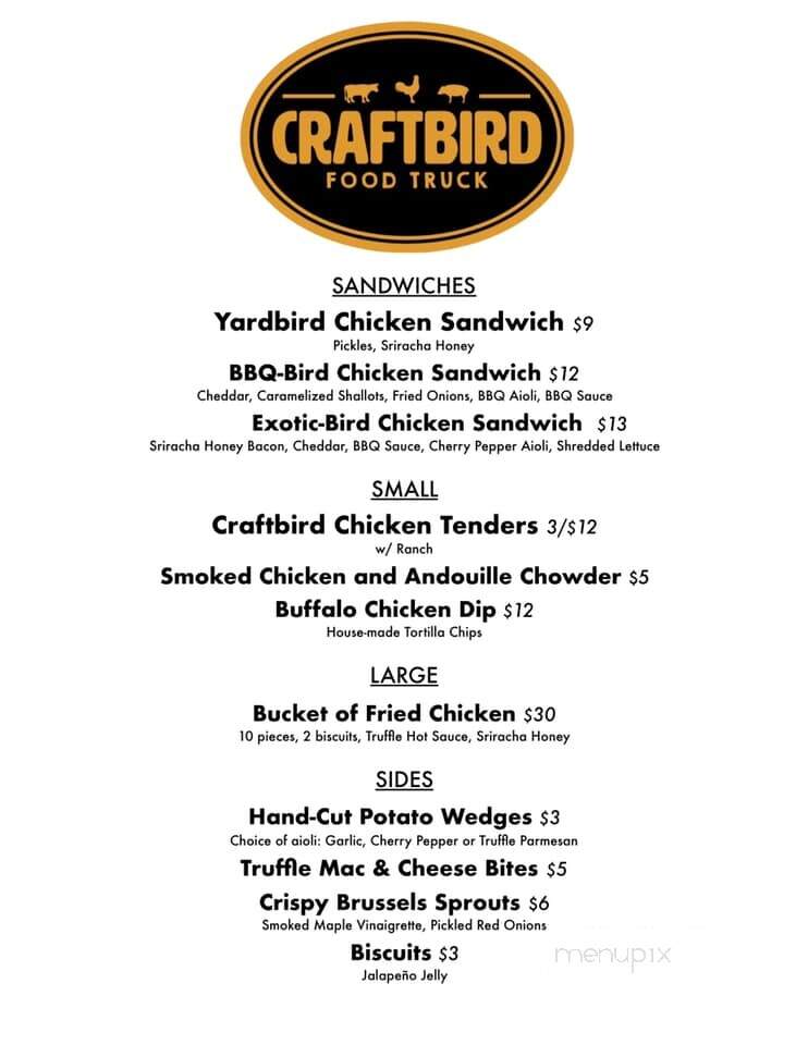 New Park Brewing - West Hartford, CT menu_pic