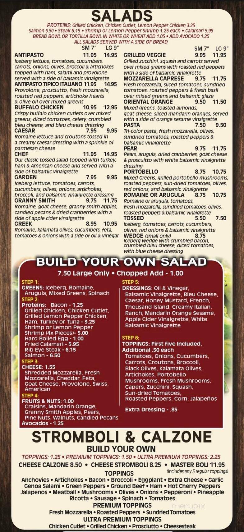 Master Pizza - Carlstadt, NJ menu_pic