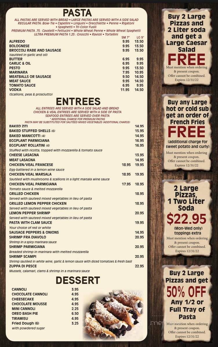 Master Pizza - Carlstadt, NJ menu_pic