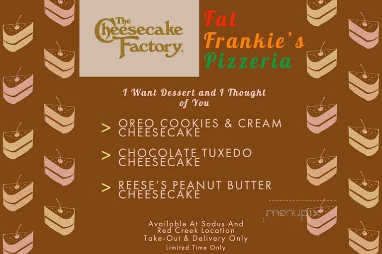 Fat Frankie's Pizzeria - Red Creek, NY