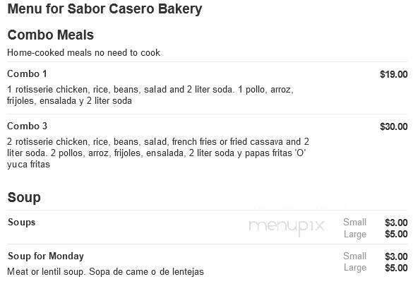 Sabor Casero Bakery - Temple Hills, MD