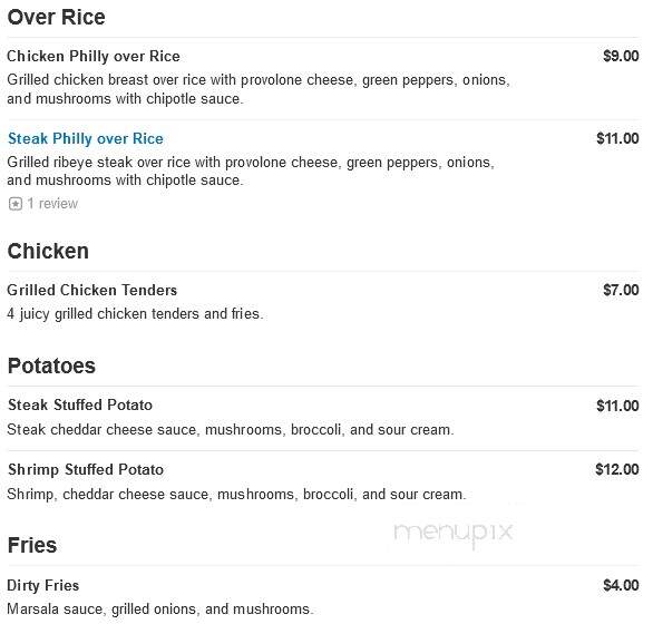 Menu of Stuff Yourself the Kitchen in Cleveland, OH 44111
