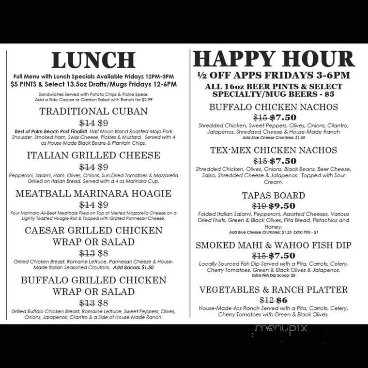 Royal Palm Brewing Company - Royal Palm Beach, FL menu_pic
