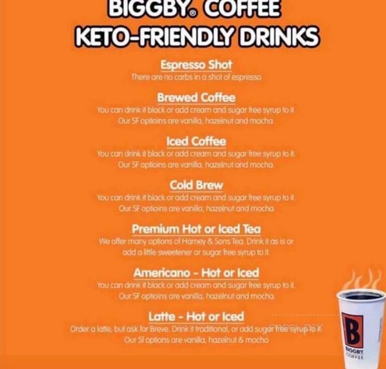 Biggby Coffee - Alpena, MI menu_pic