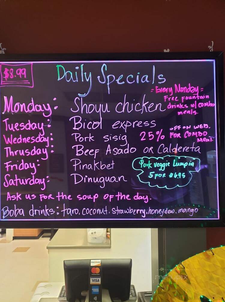 Dakine Grindz Restaurant - Sunset, UT menu_pic