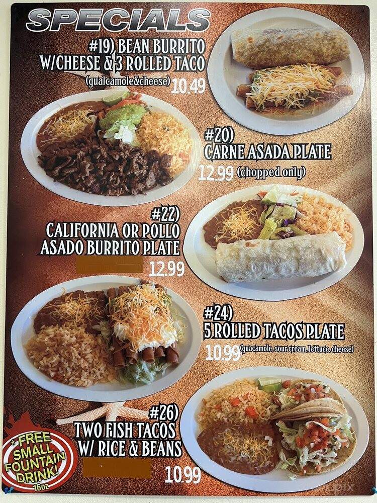 Los Cabos - San Marcos, CA menu_pic