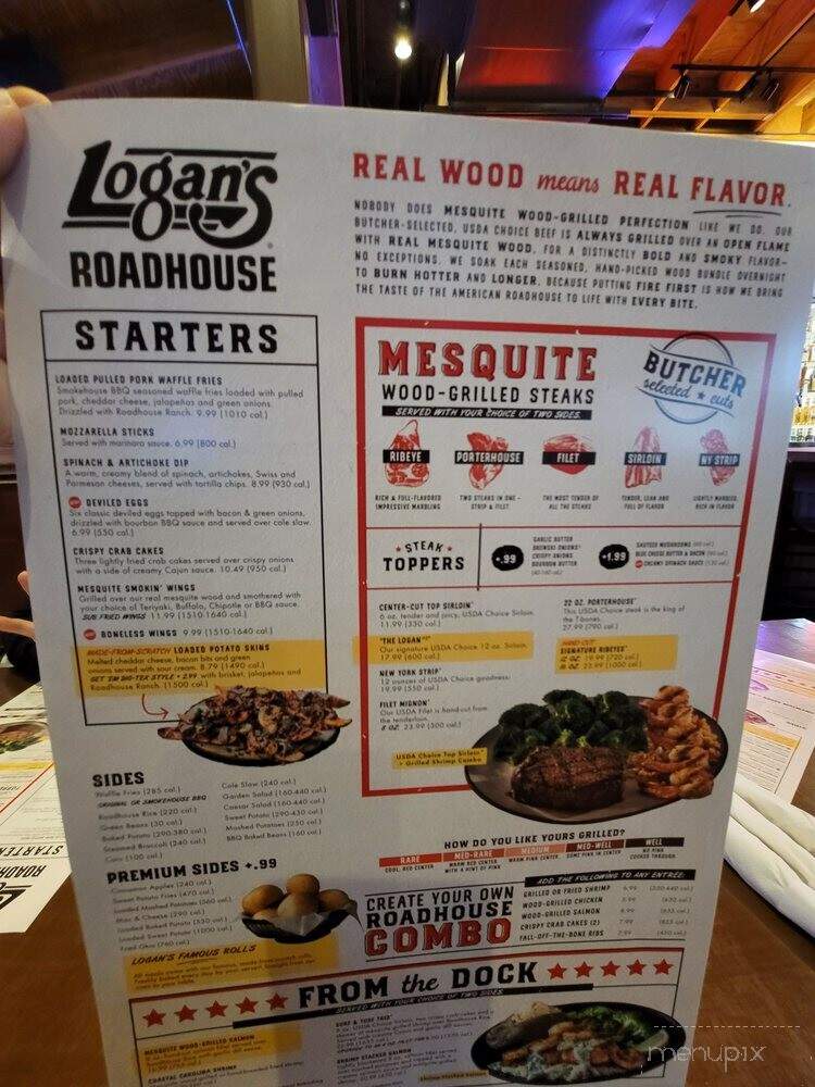 Logan's Roadhouse - Waxahachie, TX menu_pic