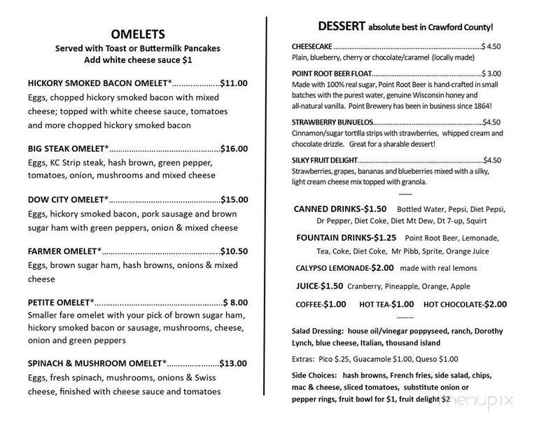 Cheers Bar & Grill - Dow City, IA menu_pic